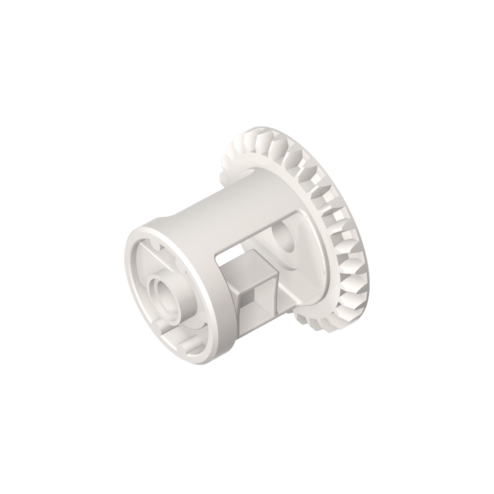 Diferencial Technic Gear con pestañas internas y centro cerrado, 28 dientes cónicos [Borde biselado]-MyGobricksEs