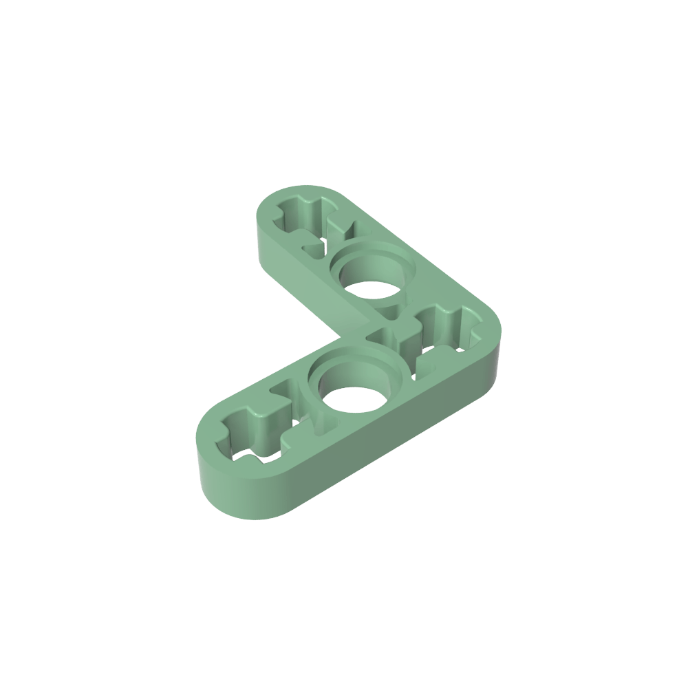 Viga técnica 3 x 3 en forma de L delgada-MyGobricksEs