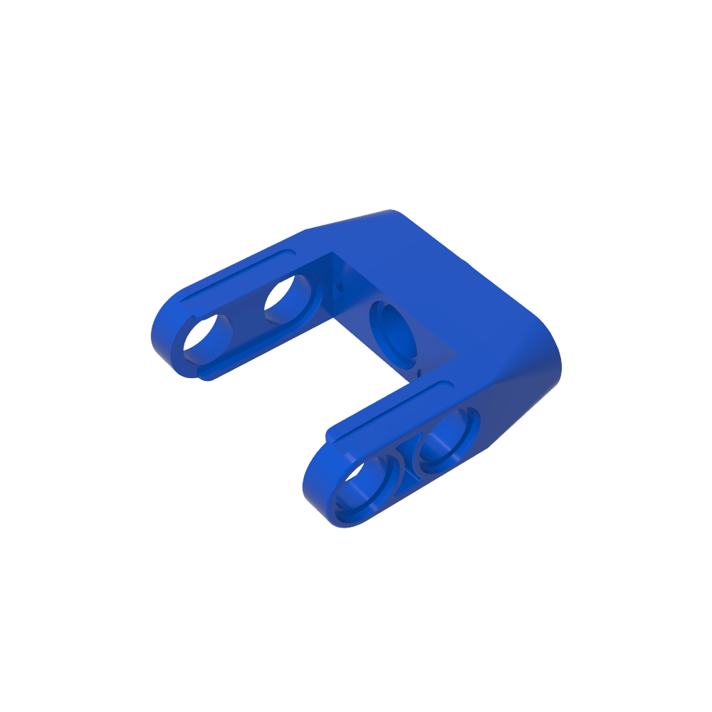 Conector de pasador Technic, junta de palanca doble lisa con orificios para eje y pasador-MyGobricksEs