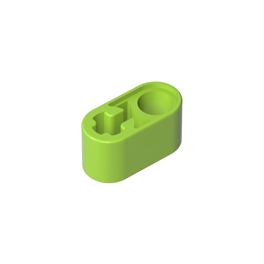 Viga Technic de 1 x 2 de Grosor con Orificio para Pasador y Orificio para Eje-MyGobricksEs