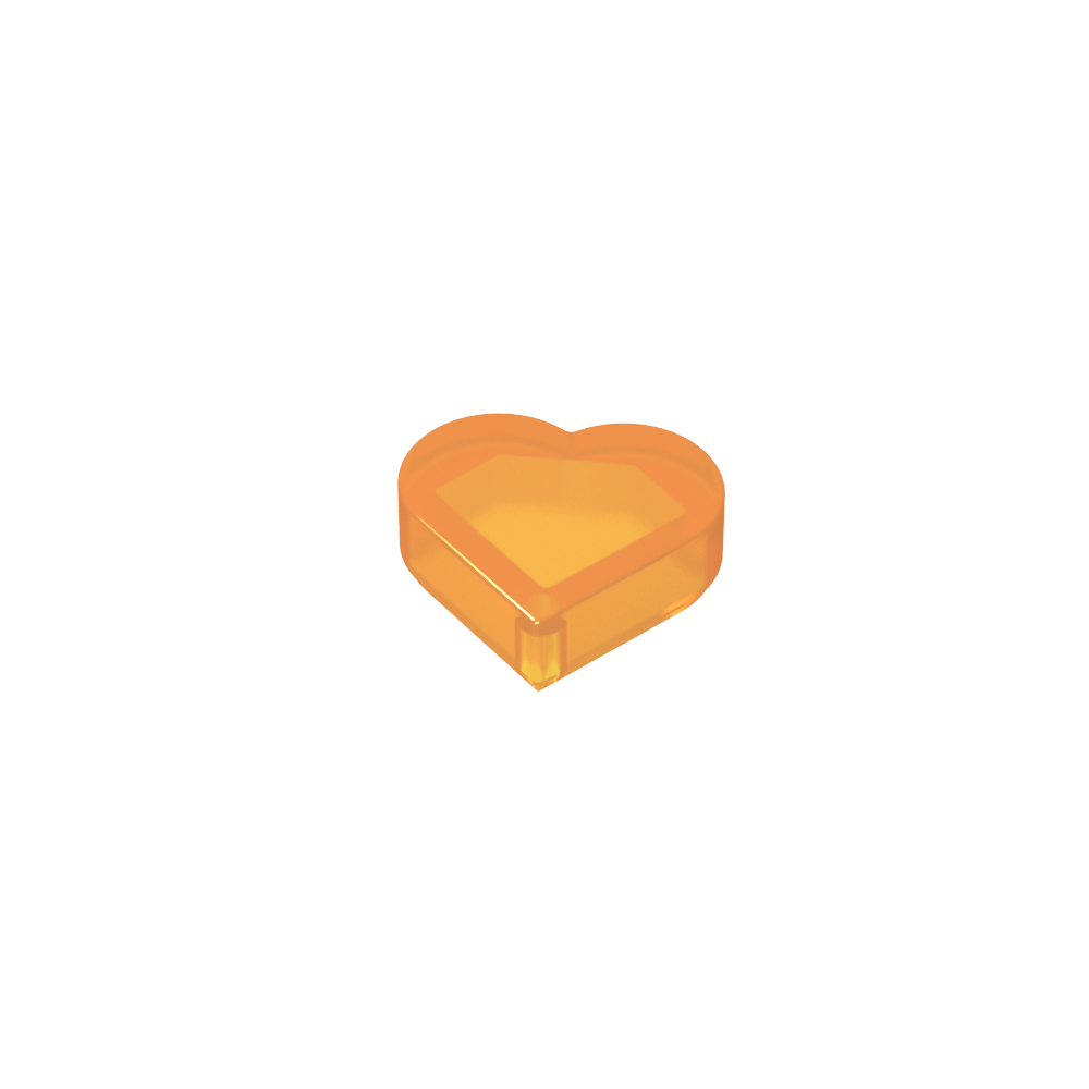 Azulejo 1 x 1 Corazón-MyGobricksEs