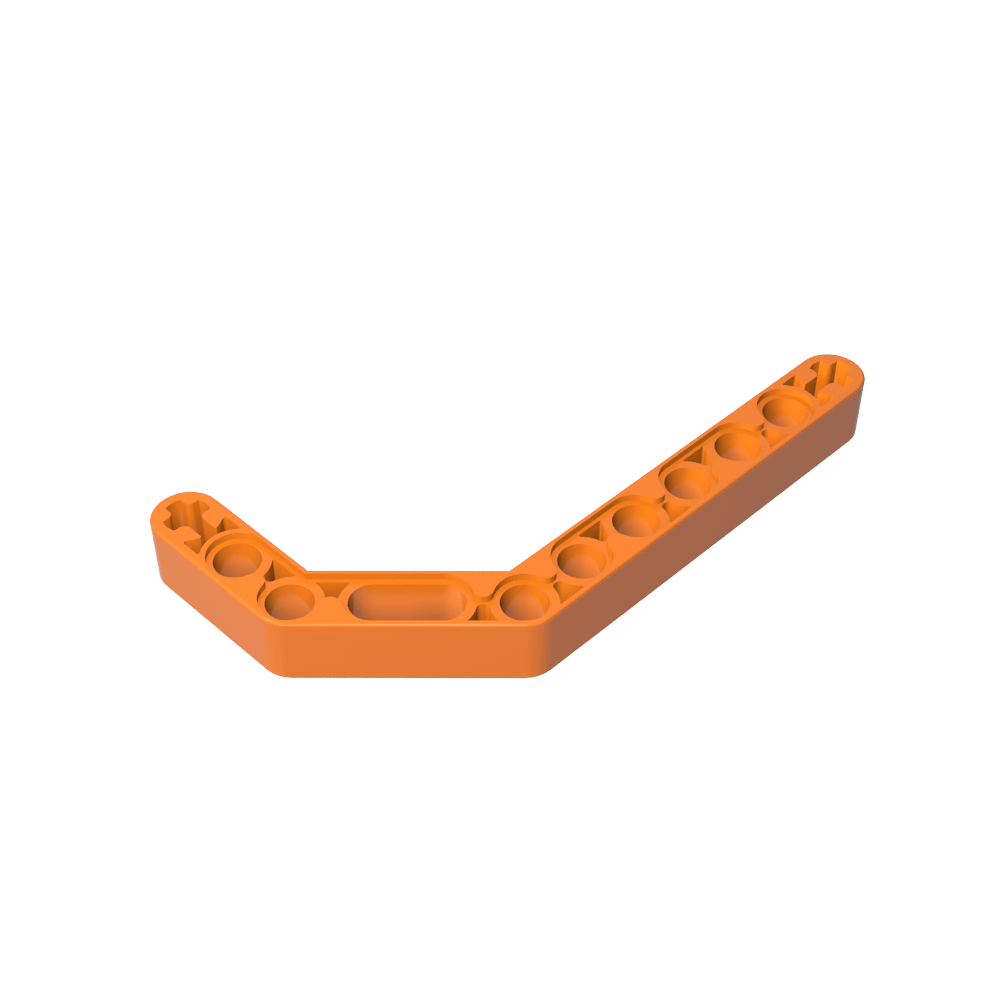 Viga técnica 1 x 11,5 doble curva gruesa-MyGobricksEs
