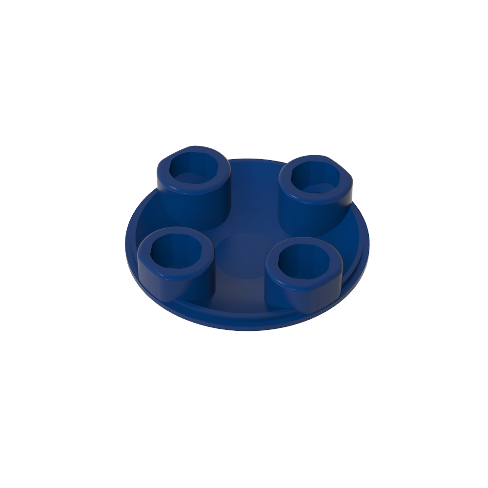 Plato redondo 2 x 2 con fondo redondeado [Boat Stud]-MyGobricksEs