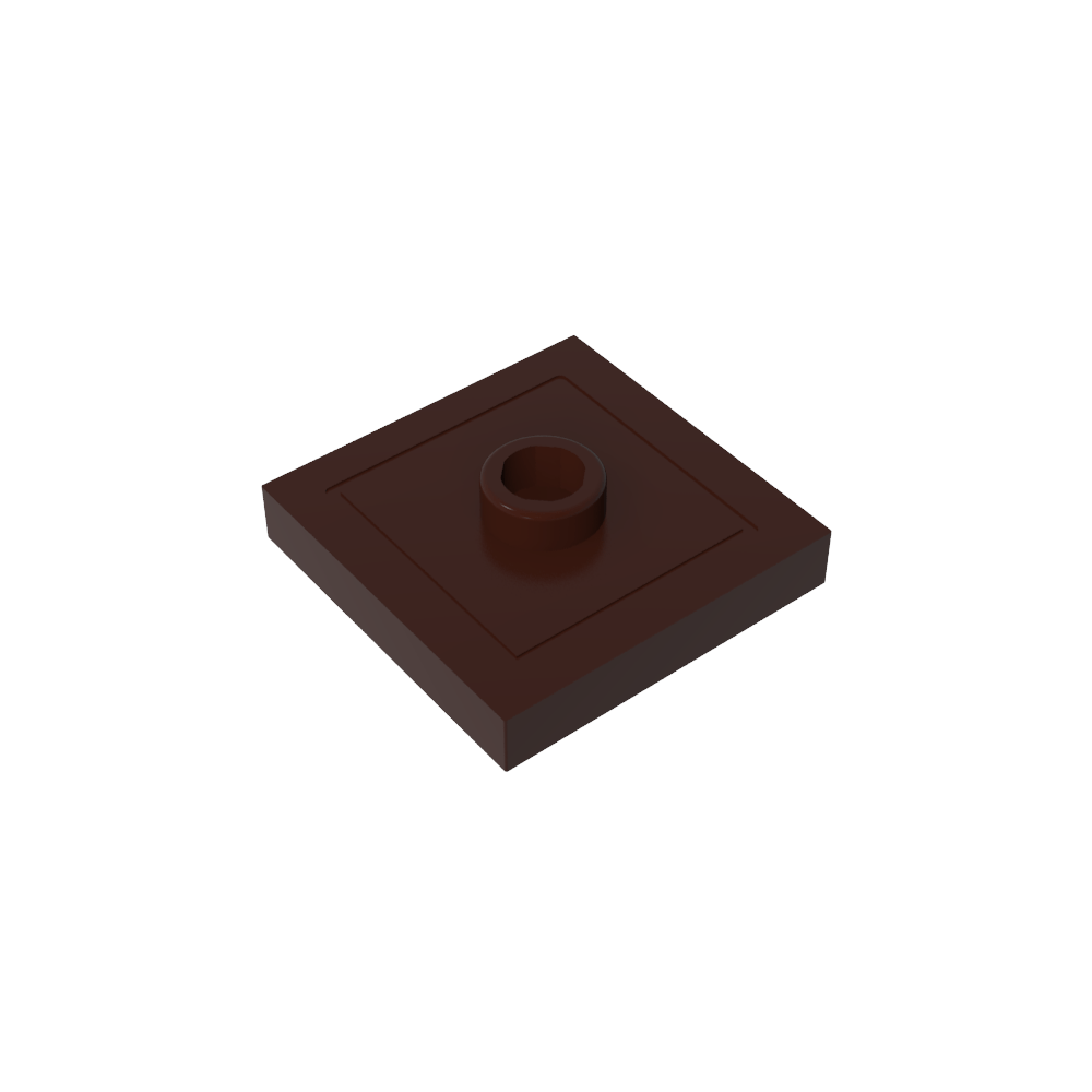 Placa especial 2 x 2 con ranura y perno central (puente)-MyGobricksEs
