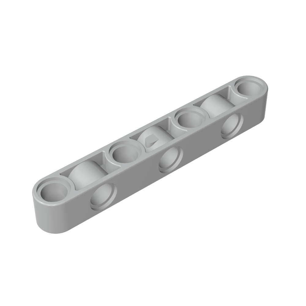 Viga técnica de 1 x 7 de espesor con agujeros alternados-MyGobricksEs