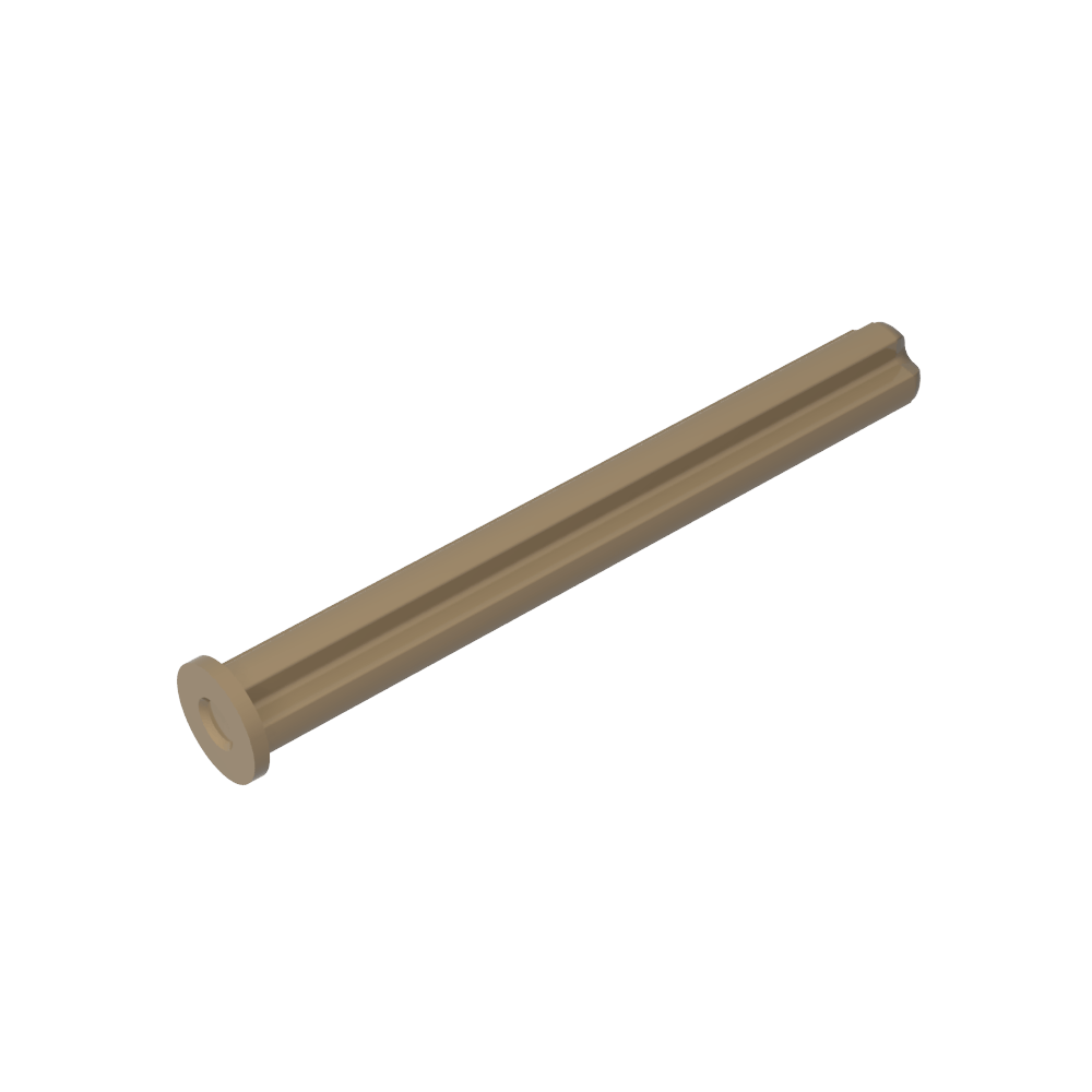 Eje Technic 5 con tope-MyGobricksEs