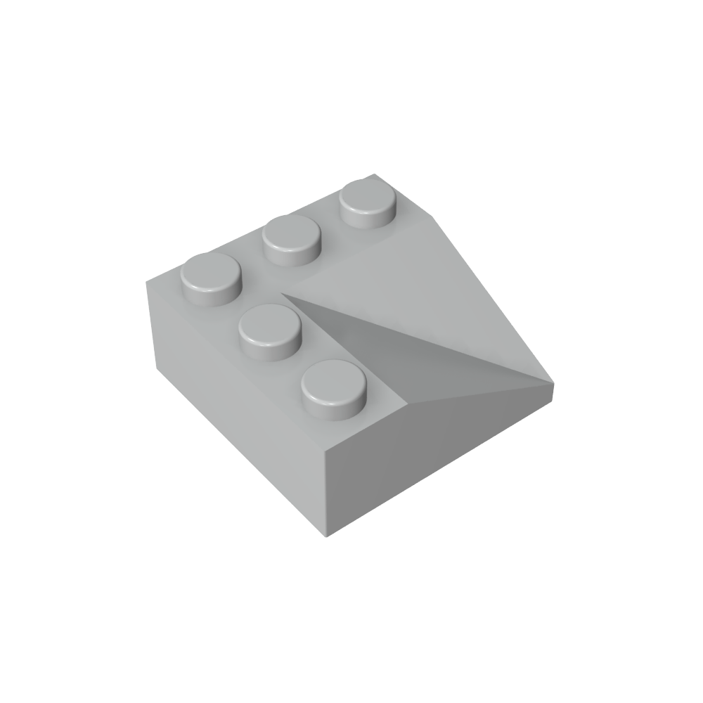 Pendiente 33° 3 x 3 Doble Cóncavo-MyGobricksEs