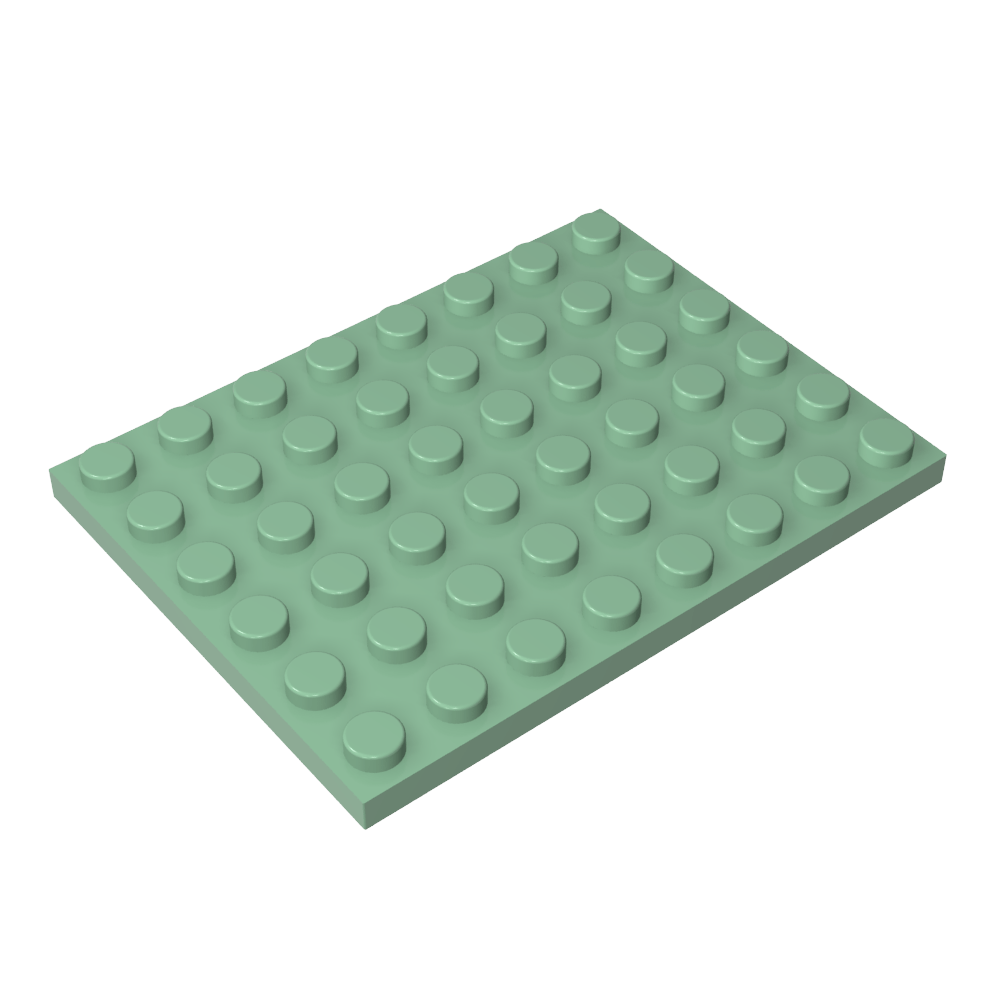 Placa 6 x 8-MyGobricksEs
