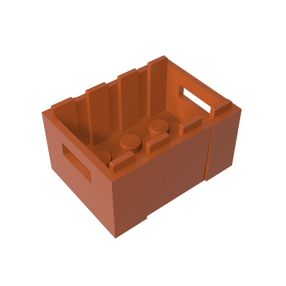 Caja / cajón con asideros-MyGobricksEs