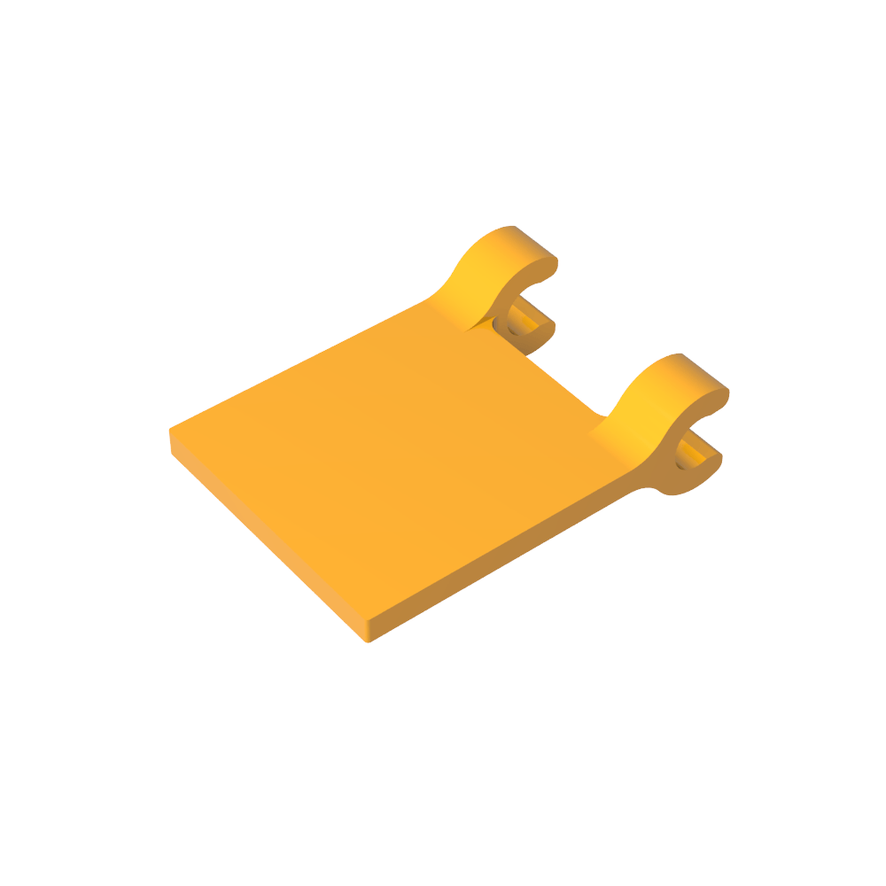 Bandera cuadrada de 2 x 2 [clips delgados]-MyGobricksEs