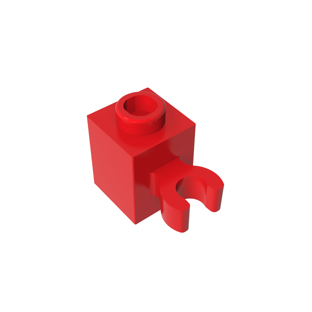 Ladrillo Especial 1 x 1 con Clip Vertical [Clip O Abierto, Perno Hueco]-MyGobricksEs