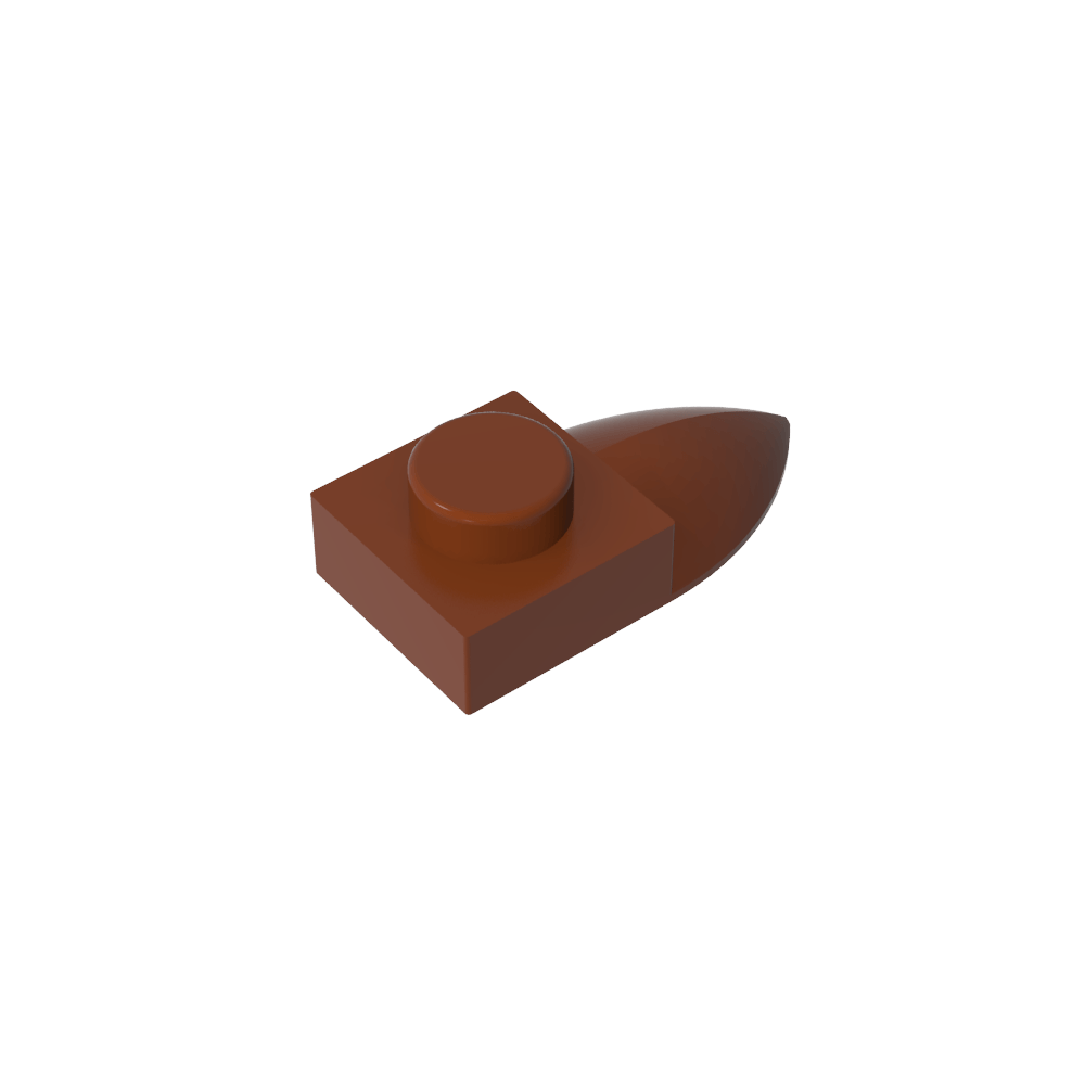 Placa Especial 1 x 1 con Diente-MyGobricksEs