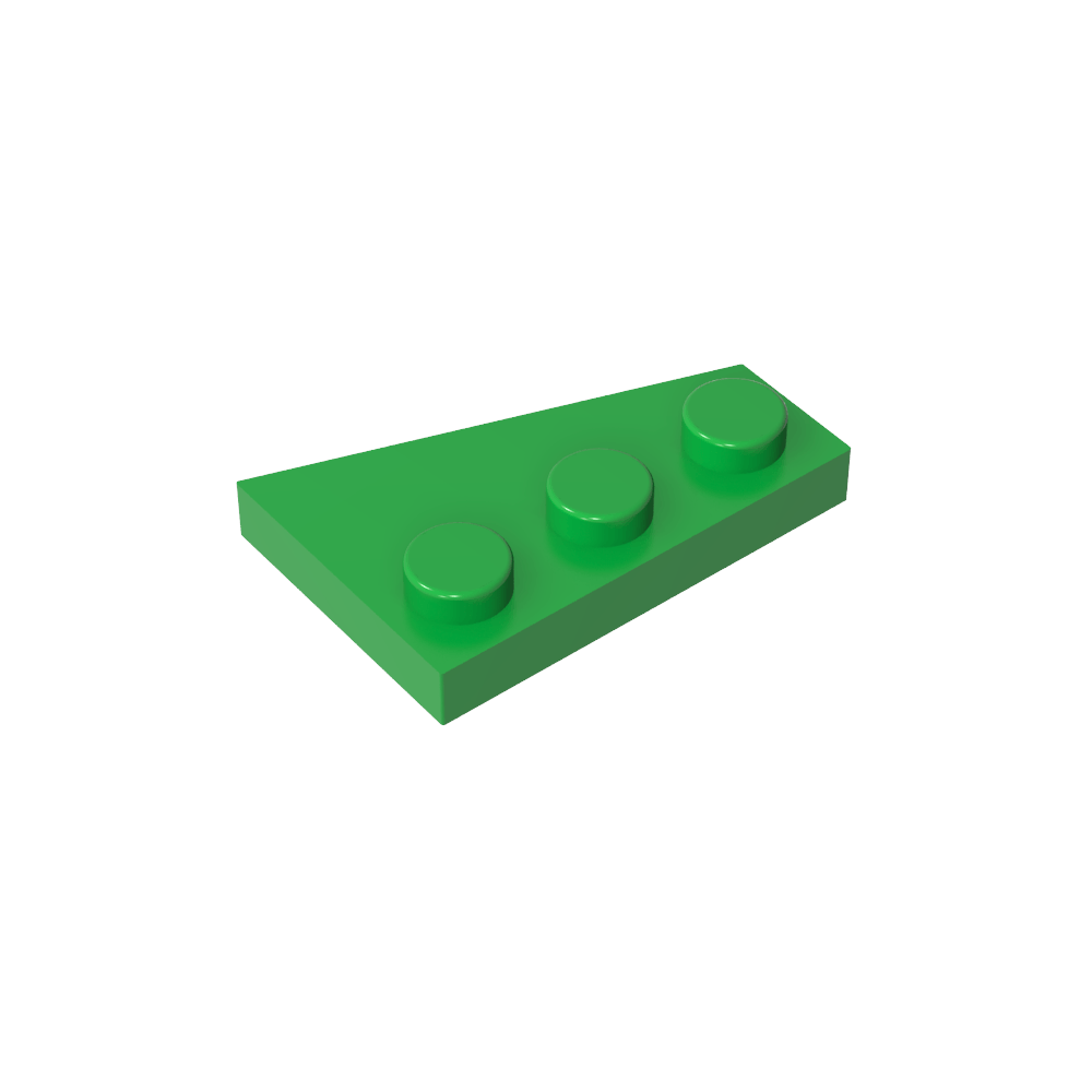 Placa de cuña 3 x 2 izquierda-MyGobricksEs