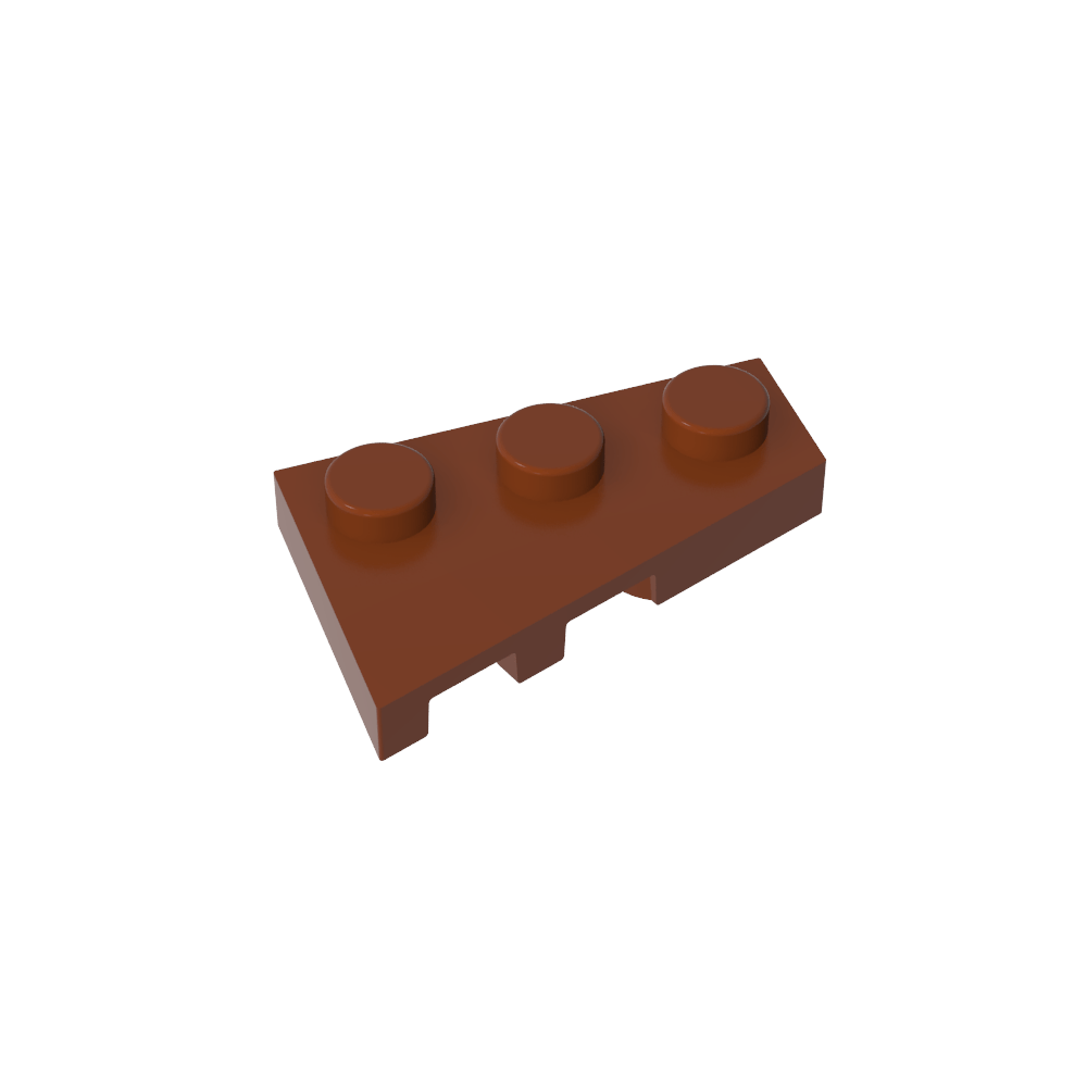 Placa de cuña 3 x 2 derecha-MyGobricksEs