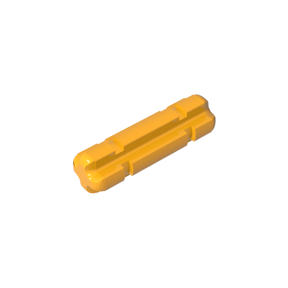 Eje Technic 2 con muescas-MyGobricksEs