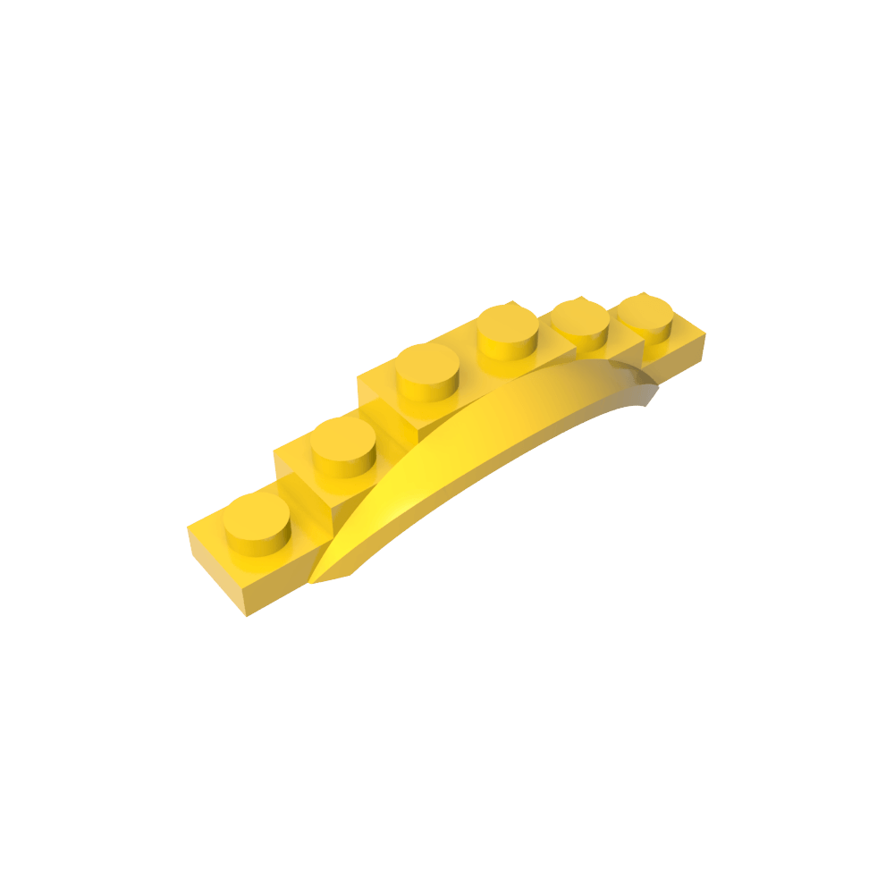 Paso de rueda, guardabarros, 1 1/2 x 6 x 1 [Arco extendido]-MyGobricksEs