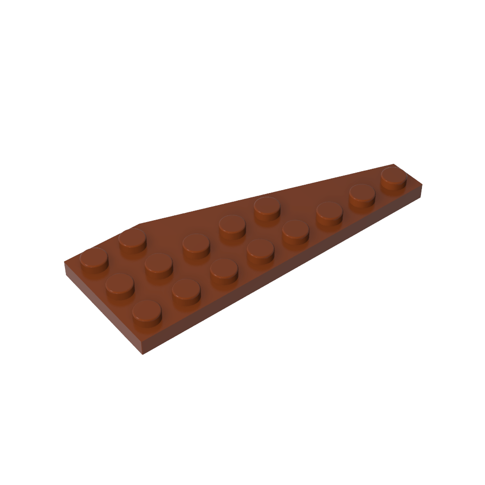 Placa de cuña 8 x 3 izquierda-MyGobricksEs