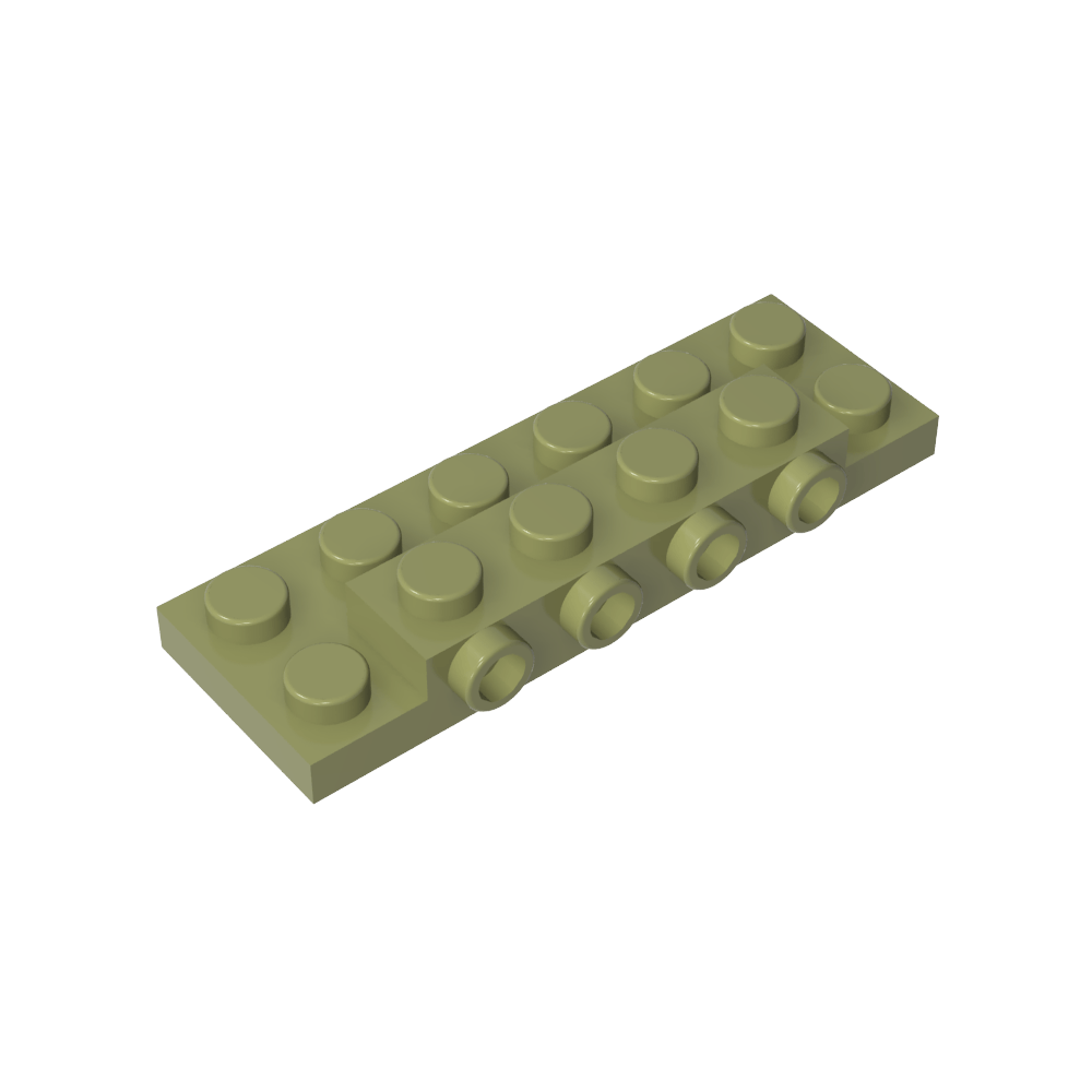 Placa especial 2 x 6 x 2/3 [cuatro pernos en el lateral]-MyGobricksEs