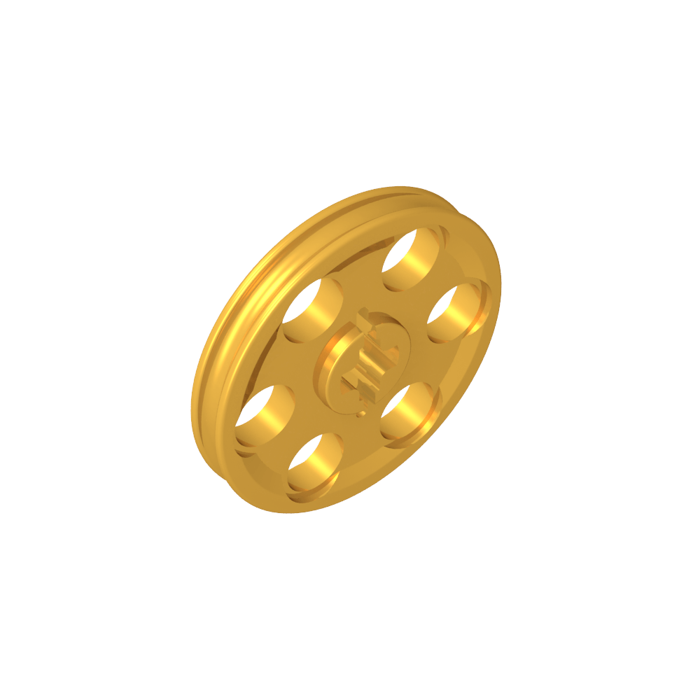 Rueda de correa de cuña Technic [también conocida como polea]-MyGobricksEs