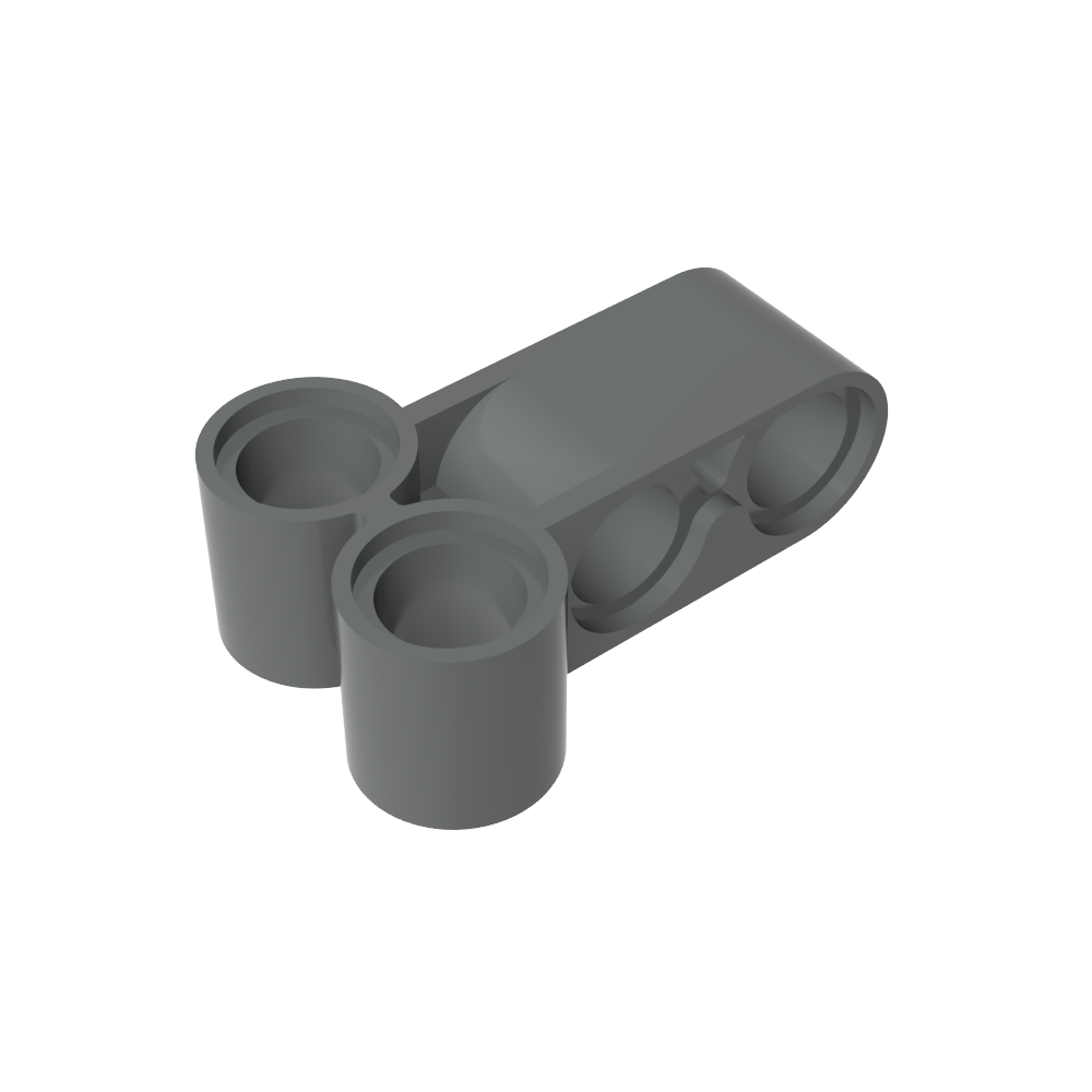 Conector de pin técnico perpendicular largo-MyGobricksEs