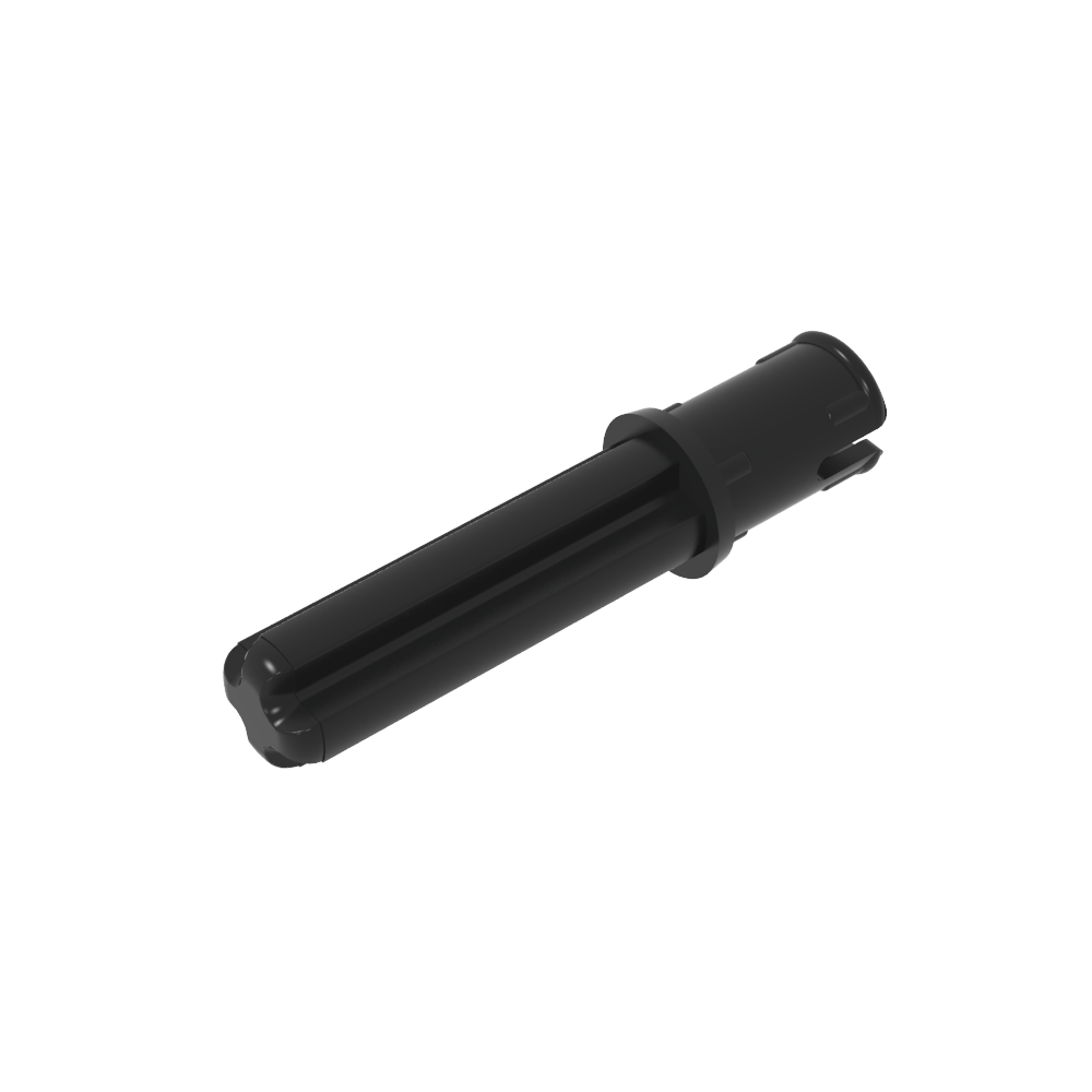 Pasador de eje Technic 3L con crestas de fricción longitudinales y eje 2L-MyGobricksEs