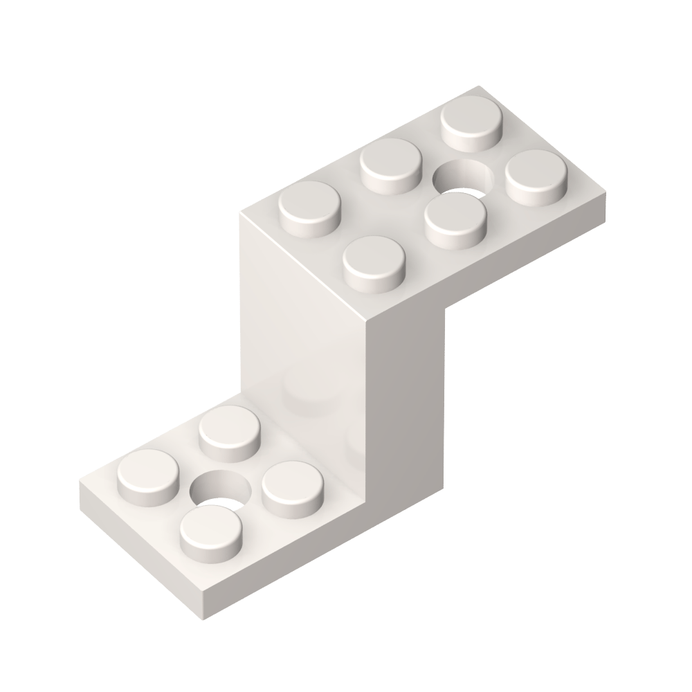 Soporte 5 x 2 x 2 1/3 con soporte de perno interior-MyGobricksEs