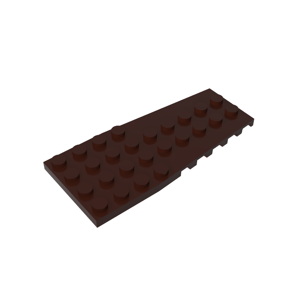 Placa de cuña de 4 x 9 con muescas para pernos-MyGobricksEs