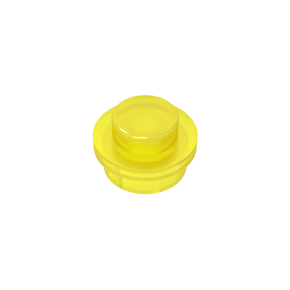 Placa Redonda 1 x 1 con Perno Sólido-MyGobricksEs