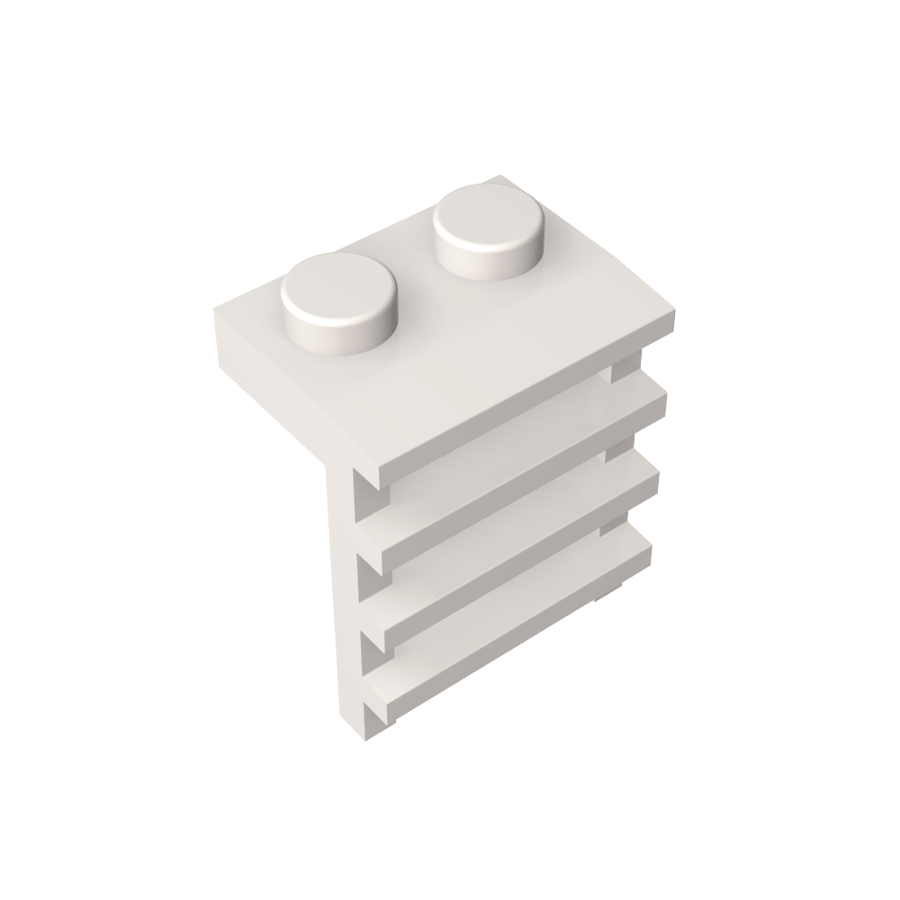 Placa Especial 1 x 2 con Escalera-MyGobricksEs