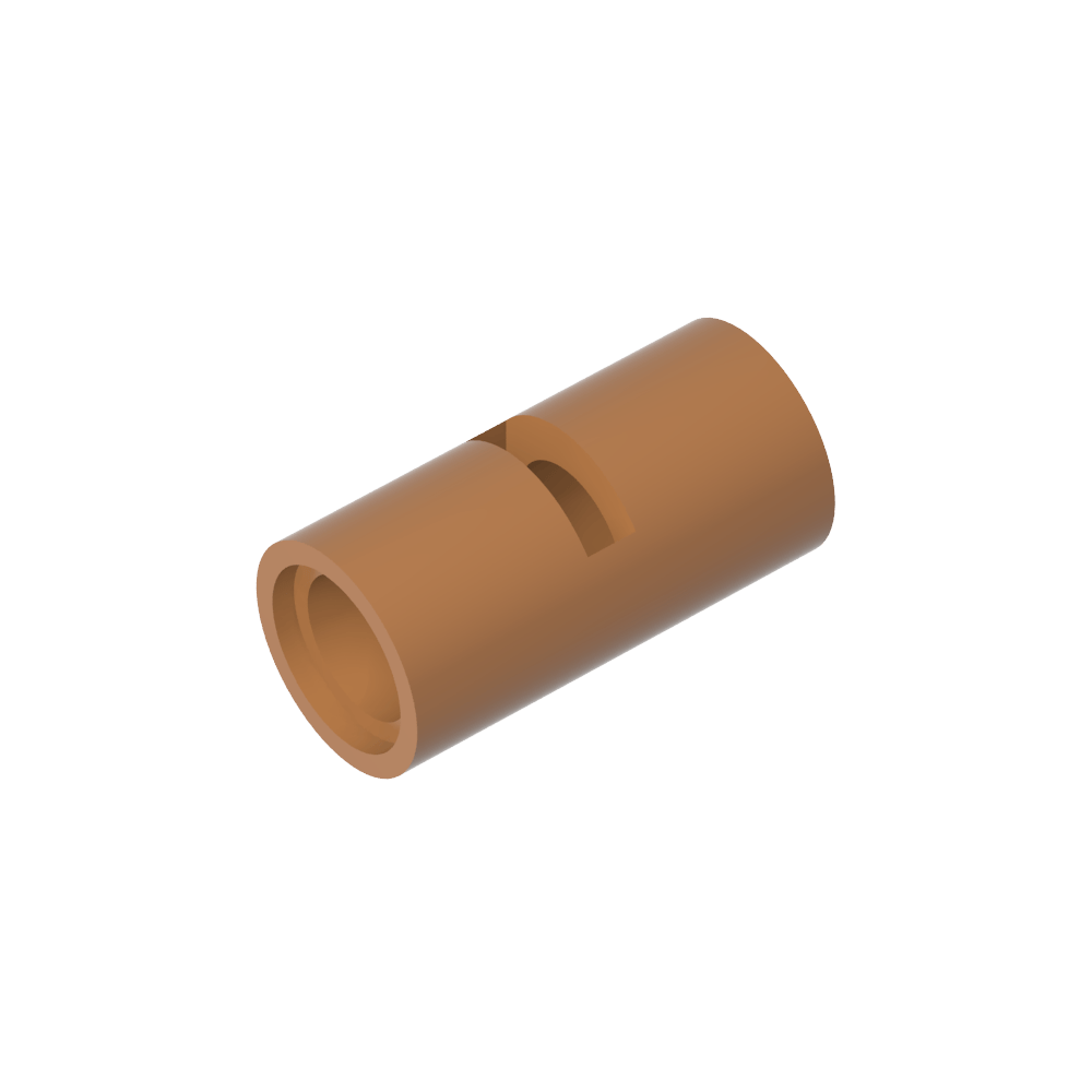 Conector de clavija Technic redondo [ranurado]-MyGobricksEs