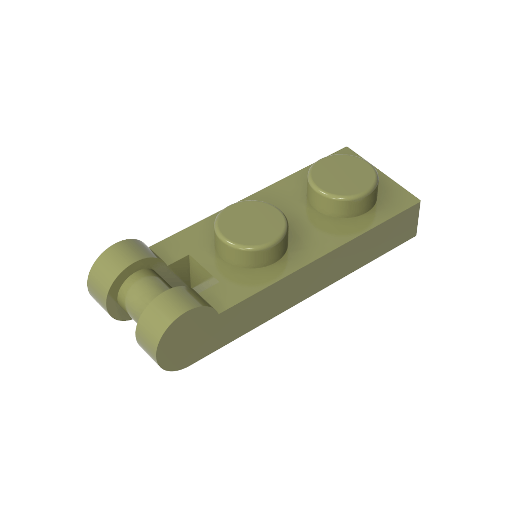Placa Especial 1 x 2 con Asa en el Extremo [Extremos Cerrados]-MyGobricksEs