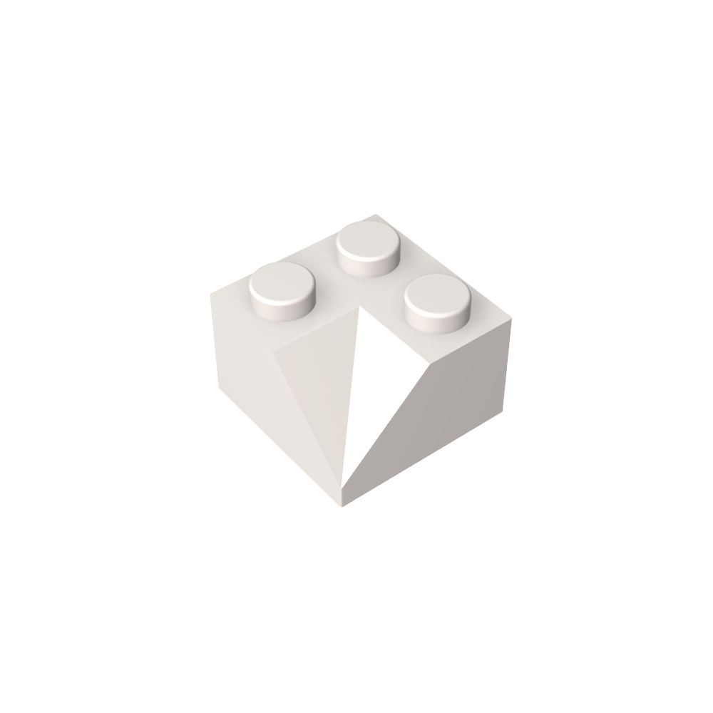 Pendiente 45° 2 x 2 Doble Cóncava-MyGobricksEs