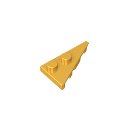 Cuña, Placa 4 x 2 Derecha, Puntiaguda-MyGobricksEs