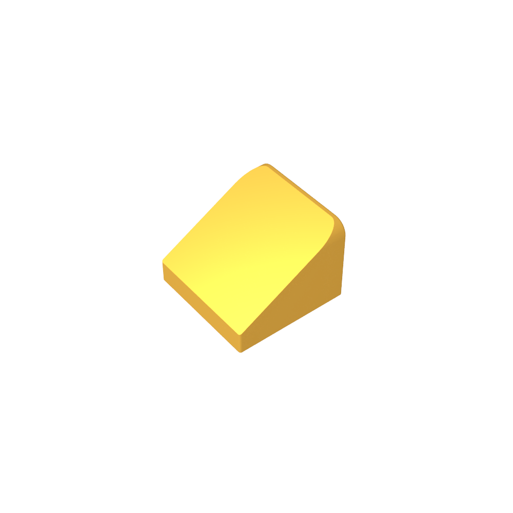 Pendiente 30° 1 x 1 x 2/3 (Pendiente de queso), Pendiente 30 1 x 1 Pendiente-MyGobricksEs