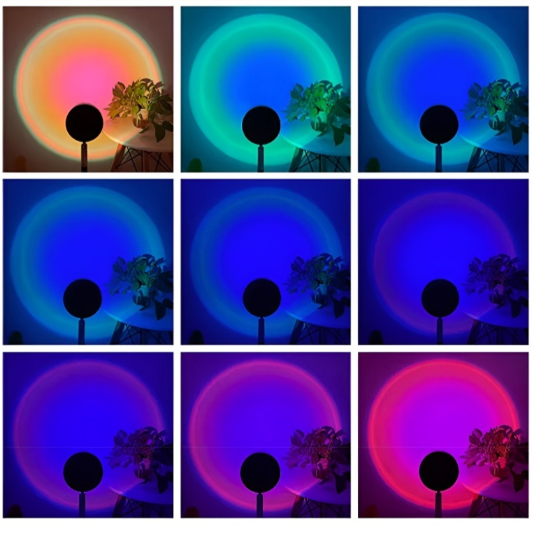 Lámpara de interior con diseño de ondas