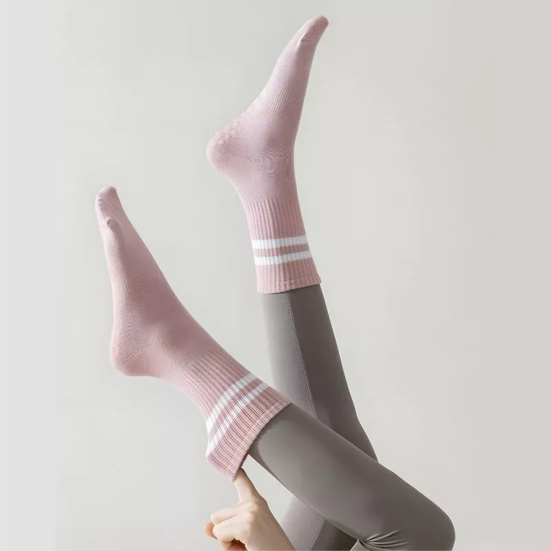 5 Pairs Women’s Pilates Non-Slip Grip Socks