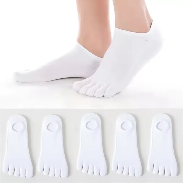 5 Pairs Breathable Five-Toe Bunion Socks