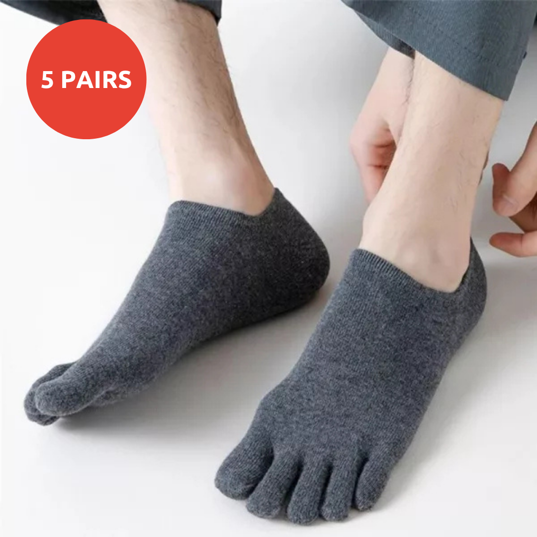 5 Pairs Breathable Five-Toe Bunion Socks