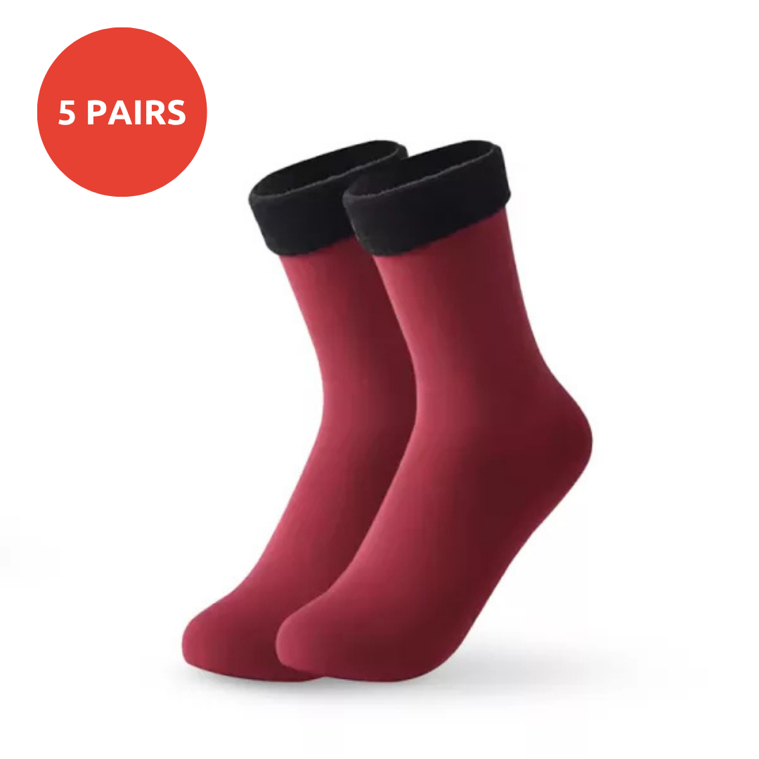 5 Pairs Warm Thermal Socks for Winter