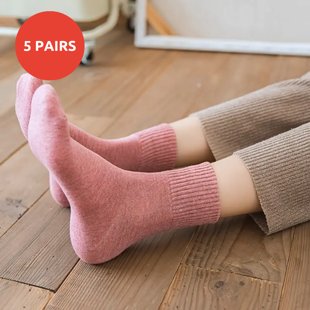 5 Pairs Diabetic Socks for Women