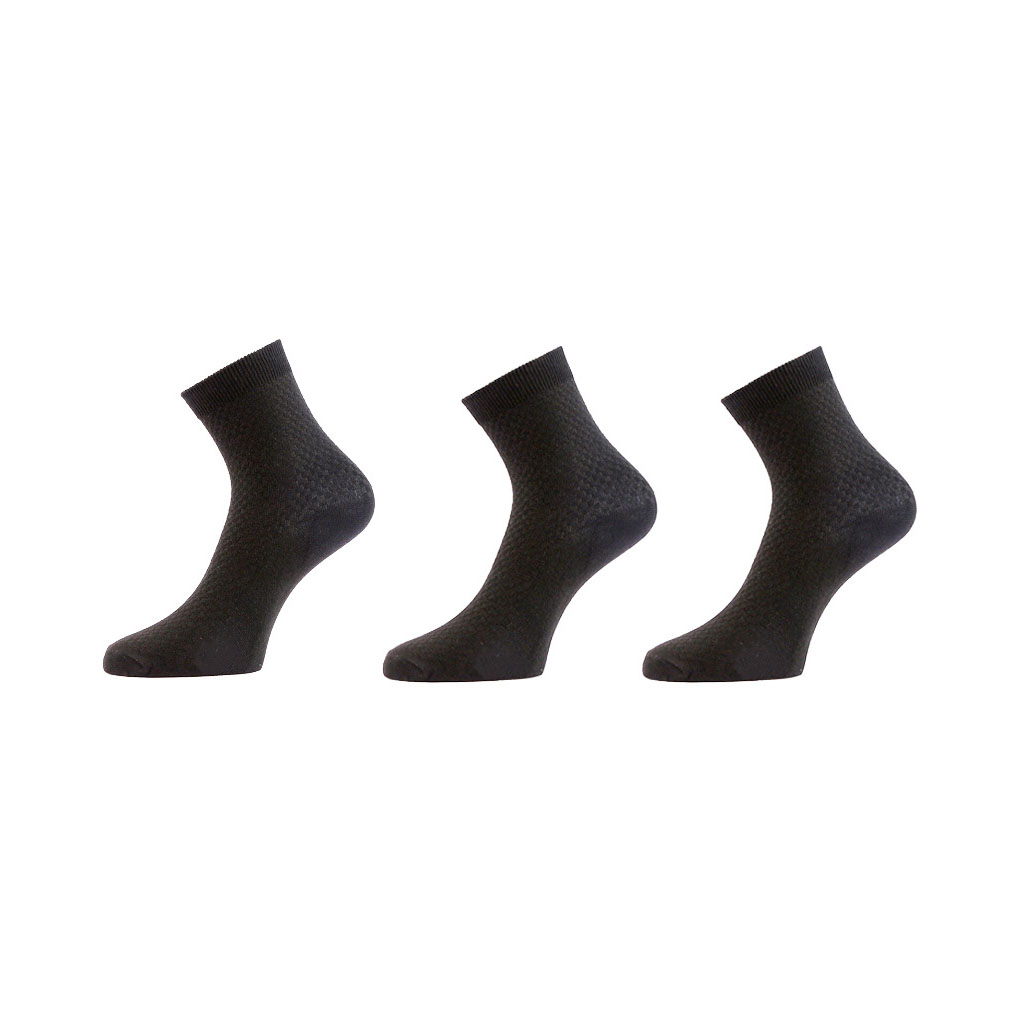 3 Pairs Men’s Bamboo Fiber Low-Cut Socks