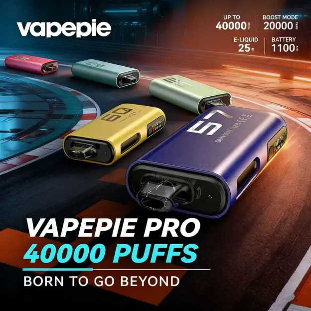 Vapepie 40000 Pro Lucky Kiadás – Valós 40 000 Slukk, Dupla Teljesítmény