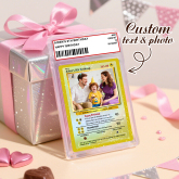 Personalized Acrylic Card Love Gift for Anniversary,Anime Card Valentine's Day or Birthday