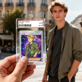 Custom Anime Trading Game Card Personalized Collectible Card with Your Photo & Name| Unique Gift for Fans & Couples Christmas Gifts