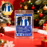 Personalised Music Trading Card for Couples Custom Acrylic Valentine Card Gift Idea Chrismtas Card Gift