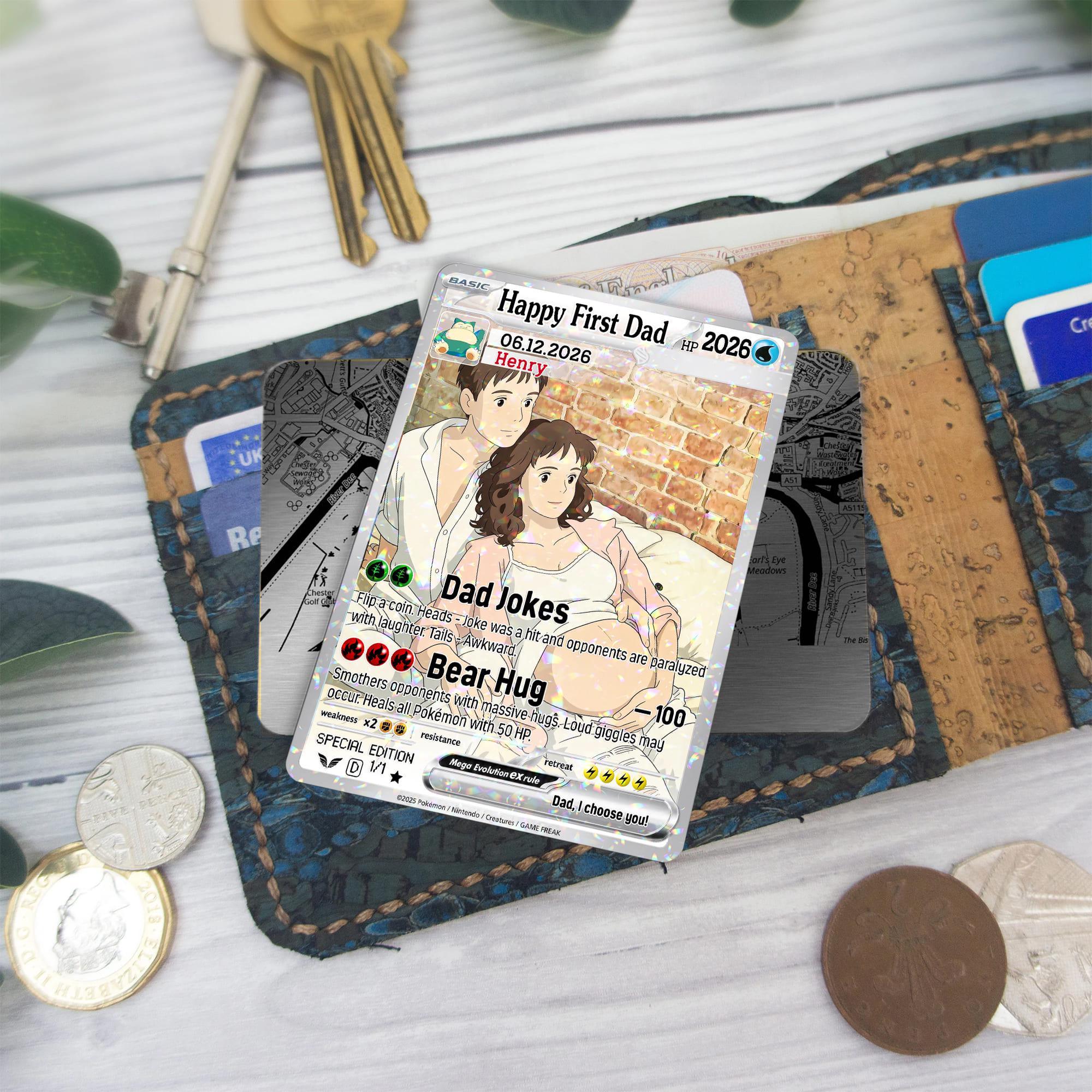 Custom Premium Thick Acrylic Custom Anime Card - The Ultimate Father's Day "Legendary Dad" Display