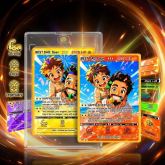 Custom Poke Anime Dad Card, Father's Day Gift For Dad, Personalized Photo Anime Card, Gamer Dad Gifts From Kids, Gift For Husband, Art Card