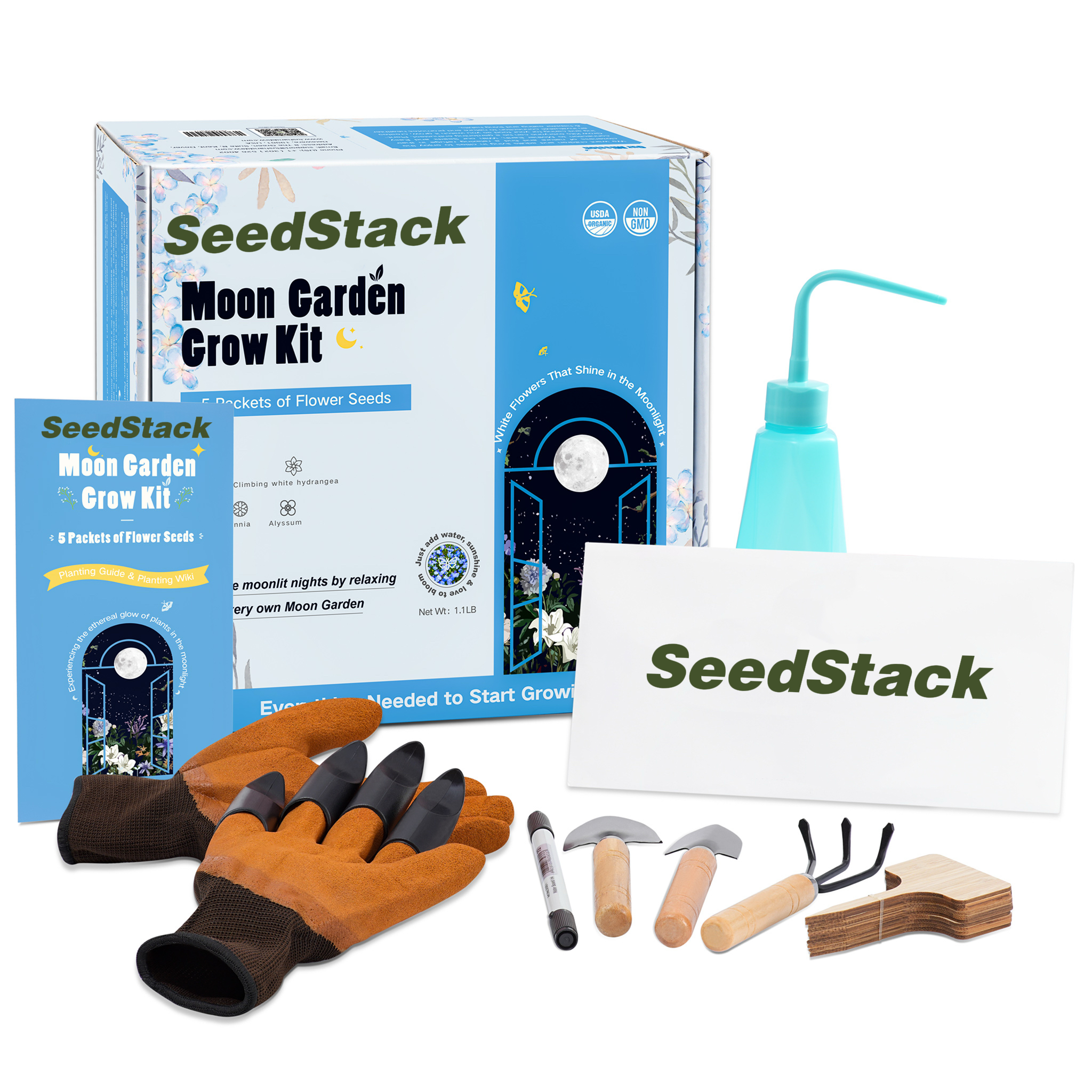 SeedStack Container Garden - Moon Garden Grow Kit