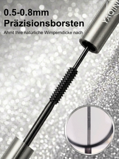 【Dermatest zertifiziert】Schweizer 3-in-1 Präzisions-Mascara✨Speziell für Schlupflider✨Vegan✨24h Wasserfest ohne Verklumpen.