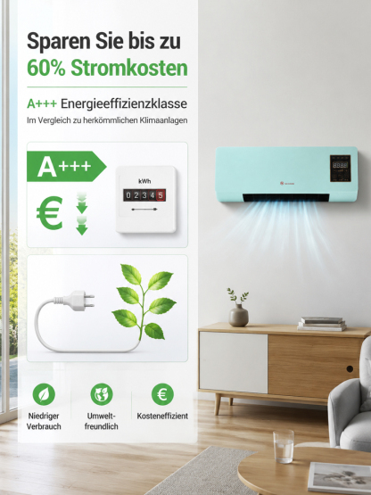Deutsch: 4-in-1 Raum-Mikroklima-System | Fraunhofer Co-Entwicklung | 25dB Silent-Tech & TÜV-Zertifiziert ❄️
